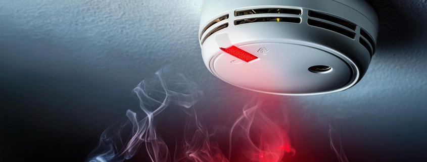 Rivelatore di fumo e gas usato nei sistemi rivelazione antincendio.