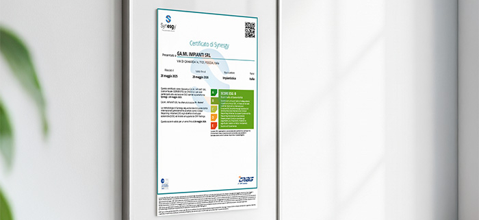 Certificato ESG - GAMI - Anteprima